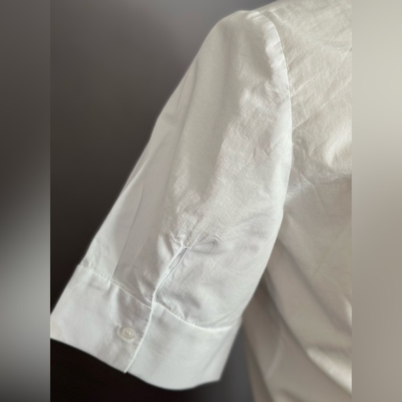 Zara Classic White Button-Down Shirt (908) - Picture 8 of 14